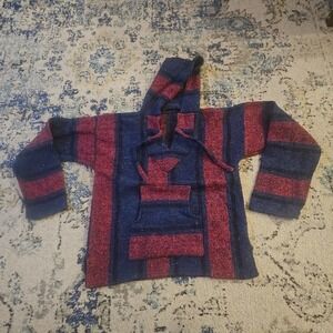 Adult, Oversized Pullover bohemian hooded hippie shirt